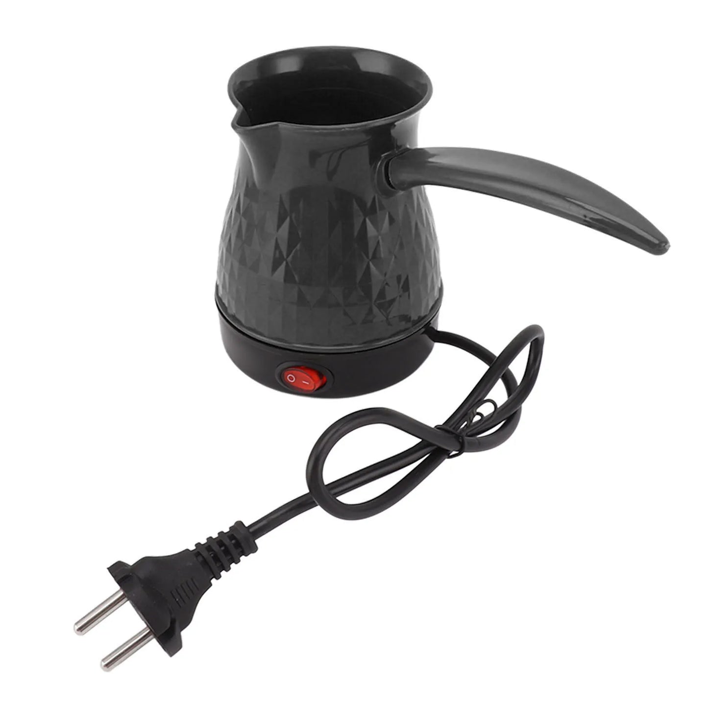 500ML Electric Coffee Pot Fast Heating Dual Protection Portable Coffee Pot with Detachable Handle 600W