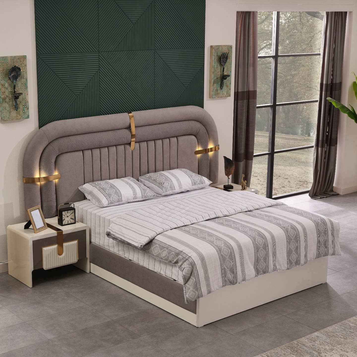 Wholesale Zurich Bed Frame With Headboard