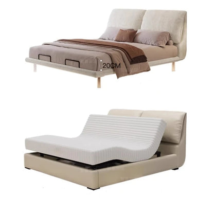 Bedroom Electric Beds Leg Support Dressing French Frame Bed Headboards Double Lounge Camas Matrimonial House Accessories