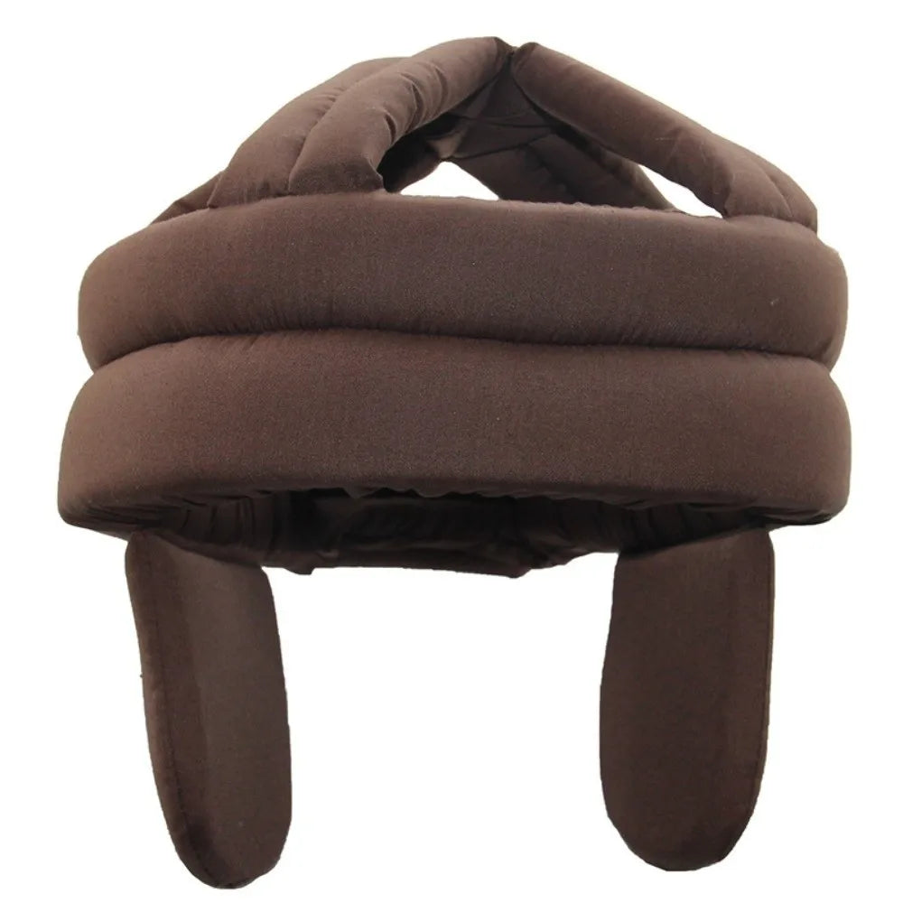 Thickened Elderly Anti-Fall Helmet Breathable Cotton Sponge Padded Anti-Fall Safety Hat Adjustable Anti-Fall