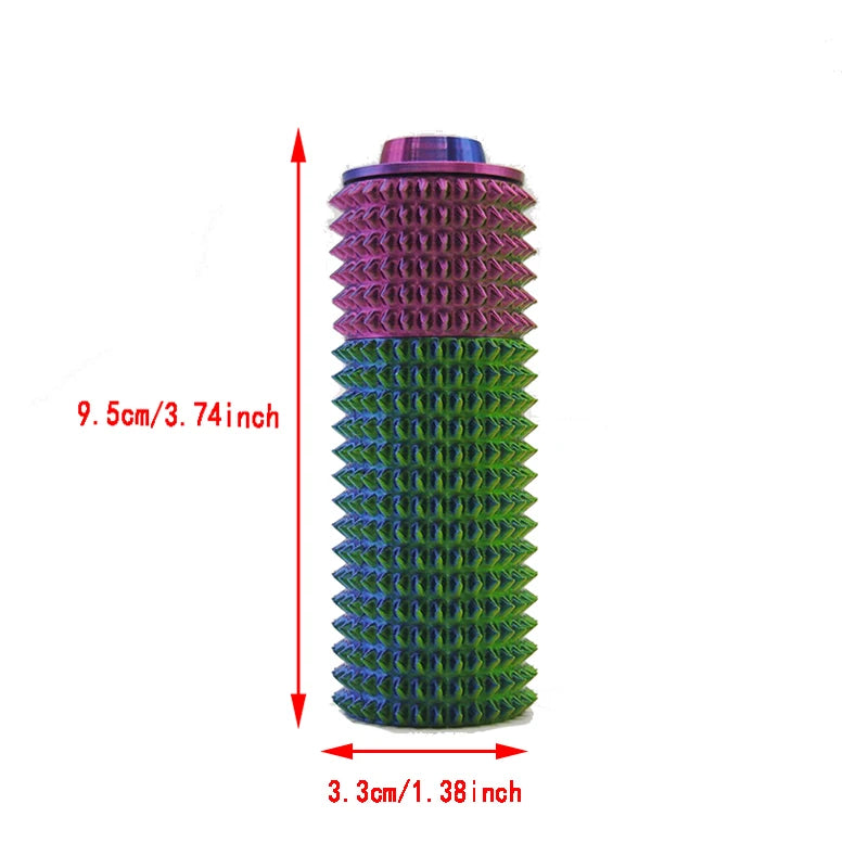 Sensory Roller Fidget Toy Clicker Tactile Spikes for Anxiety Stress Relief Pain Stimming Autism Over Stimulation with Lanyard