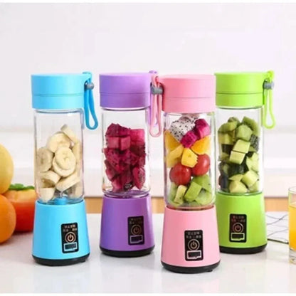 Mini 380ML Portable Blender for Shakes and Smoothies Rechargeable USB Traveling Fruit Juicer Cup Hand Fruit Blender Juicing Cup