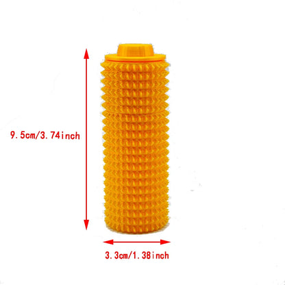 Sensory Roller Fidget Toy Clicker Tactile Spikes for Anxiety Stress Relief Pain Stimming Autism Over Stimulation with Lanyard