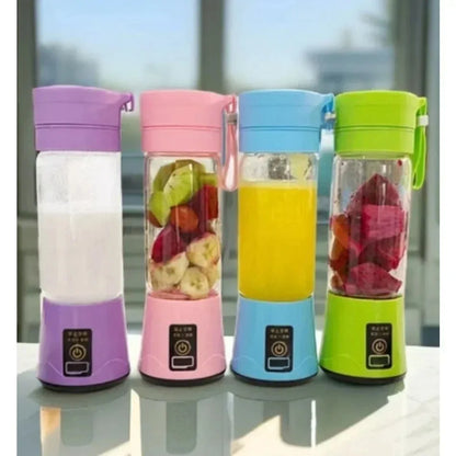 Mini 380ML Portable Blender for Shakes and Smoothies Rechargeable USB Traveling Fruit Juicer Cup Hand Fruit Blender Juicing Cup