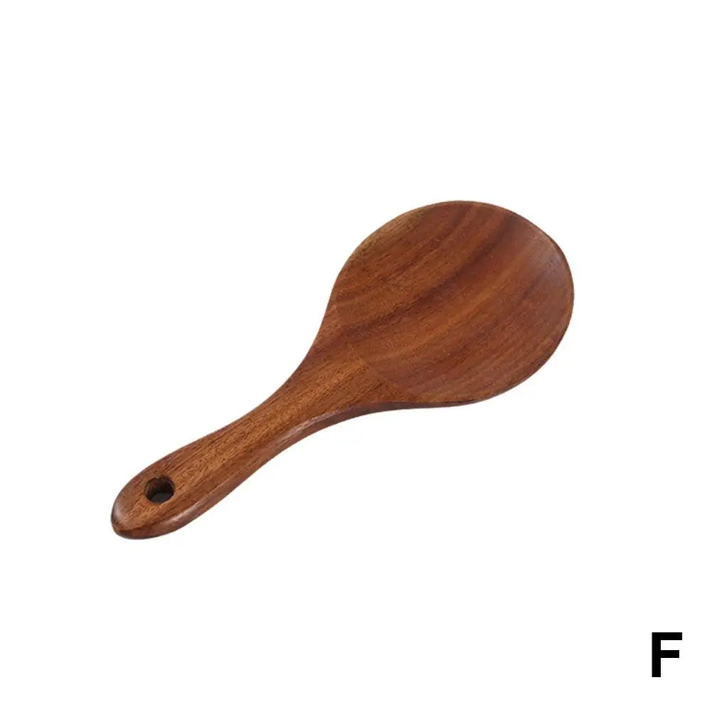 Walnut Wood Tableware Spoon Rice Colander Soup Skimmer Cooking Soup Spoons Scoop Kitchen Wooden Cooking Utensils