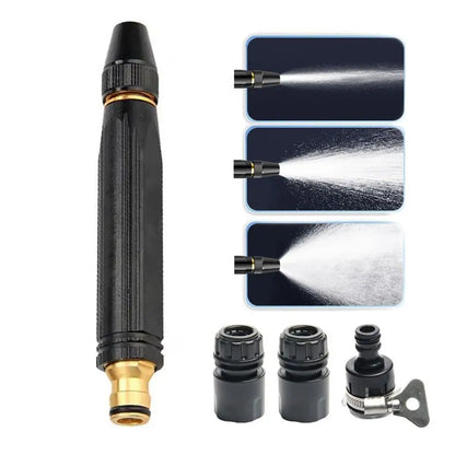 High Pressure Washing Water Gun Diamond Water Watering Pipe Car Wash Gun Adjustable Nipple Type Home Garden Shower Tools