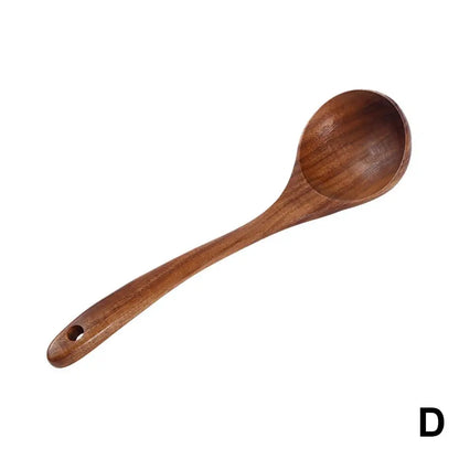 Walnut Wood Tableware Spoon Rice Colander Soup Skimmer Cooking Soup Spoons Scoop Kitchen Wooden Cooking Utensils