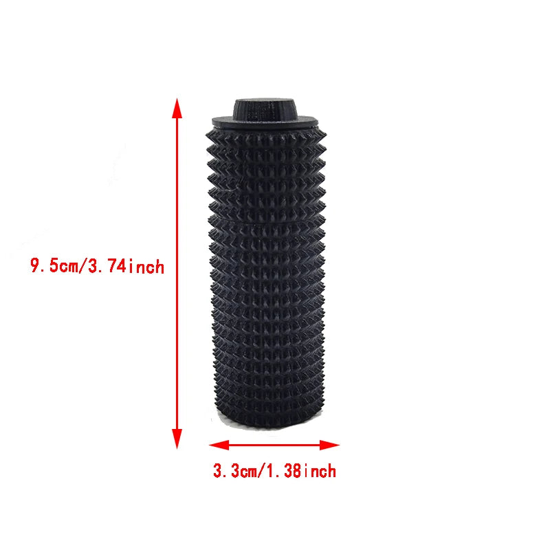 Sensory Roller Fidget Toy Clicker Tactile Spikes for Anxiety Stress Relief Pain Stimming Autism Over Stimulation with Lanyard