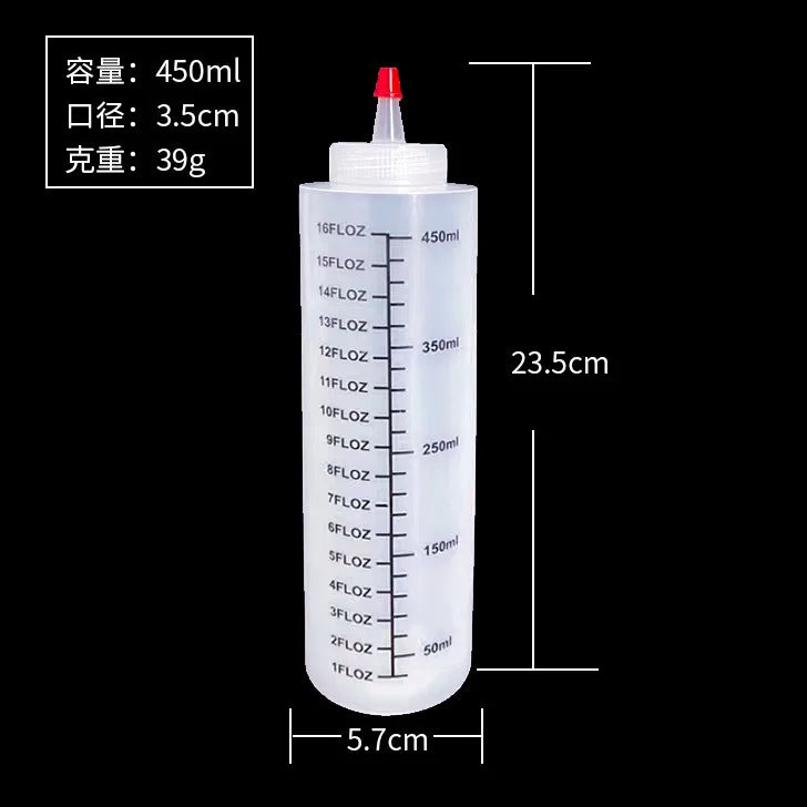 Plastic Condiment Squeeze Bottles Squirt Bottles Containers for Sauces Ketchup BBQ Syrup Oils Salad Sauce Squeeze Bottle