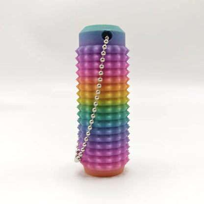 Tactile Sensory Keychain | BPA-Free Fidget Anxiety Relief Toy with Spiky Grip, Portable Office Desk Stress Relief Tool