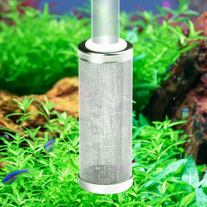 12/16mm Aquarium Inflow Inlet Filter Stainless Steel Mesh Net Guard Fish Tank Filter Accesories Intake Strainer Prefilter cover