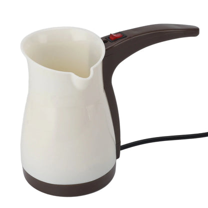 500ml Electric Coffee Pot with Handle Stainless Steel Electric Coffee Making Hot Tea Kettle
