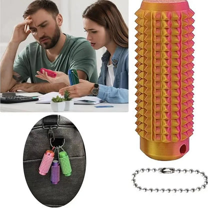 Tactile Sensory Keychain | BPA-Free Fidget Anxiety Relief Toy with Spiky Grip, Portable Office Desk Stress Relief Tool