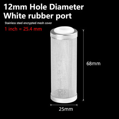 12/16mm Aquarium Inflow Inlet Filter Stainless Steel Mesh Net Guard Fish Tank Filter Accesories Intake Strainer Prefilter cover