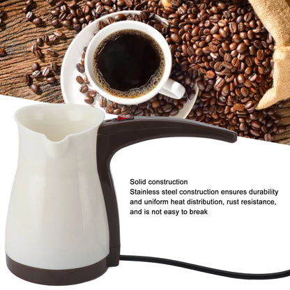 500ml Electric Coffee Pot with Handle Stainless Steel Electric Coffee Making Hot Tea Kettle