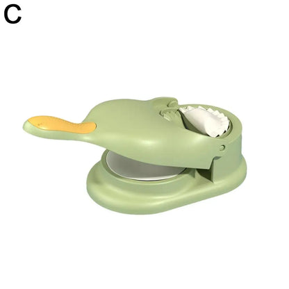Dumpling Maker 2 In 1 Wrapper Presser Device Kit Manual Labor-Saving Dumpling Dough Skin Molder Machine Kitchen Gadgets Tool