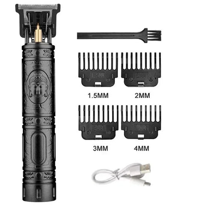 Vintage Hair Clipper USB Charging Hair Cutting Machine Electric Hair Trimmer Portable Shaver Professional Barber Boyfriend Gift