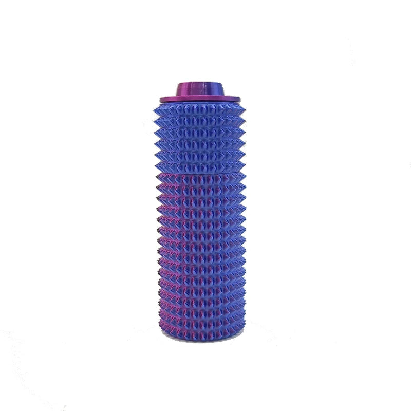 Sensory Roller Fidget Toy Clicker Tactile Spikes for Anxiety Stress Relief Pain Stimming Autism Over Stimulation with Lanyard