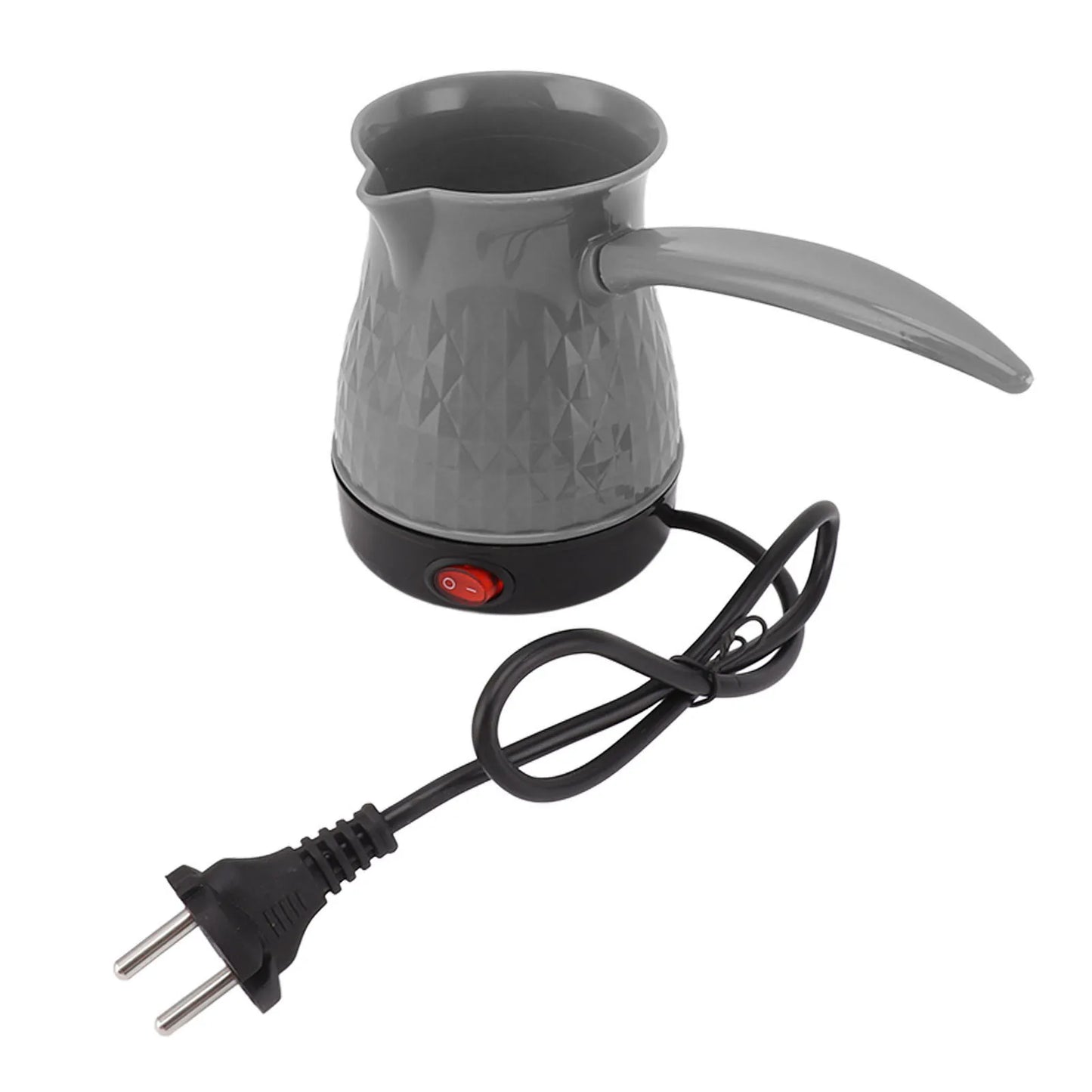 500ML Electric Coffee Pot Fast Heating Dual Protection Portable Coffee Pot with Detachable Handle 600W