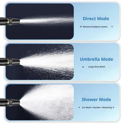 High Pressure Washing Water Gun Adjustable Nipple Type Diamond Water Watering Pipe Car Wash Gun Home Garden Shower Tools