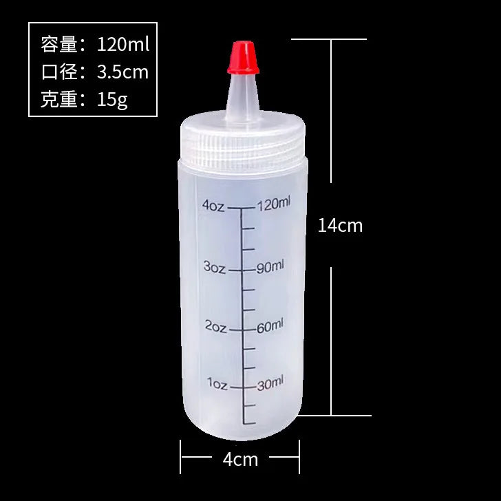Plastic Condiment Squeeze Bottles Squirt Bottles Containers for Sauces Ketchup BBQ Syrup Oils Salad Sauce Squeeze Bottle