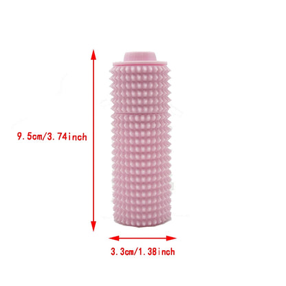 Sensory Roller Fidget Toy Clicker Tactile Spikes for Anxiety Stress Relief Pain Stimming Autism Over Stimulation with Lanyard