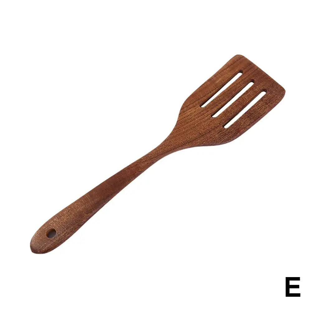 Walnut Wood Tableware Spoon Rice Colander Soup Skimmer Cooking Soup Spoons Scoop Kitchen Wooden Cooking Utensils