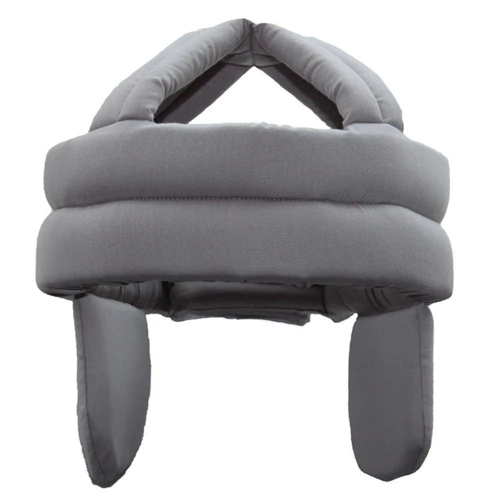 Thickened Elderly Anti-Fall Helmet Breathable Cotton Sponge Padded Anti-Fall Safety Hat Adjustable Anti-Fall