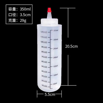 Plastic Condiment Squeeze Bottles Squirt Bottles Containers for Sauces Ketchup BBQ Syrup Oils Salad Sauce Squeeze Bottle