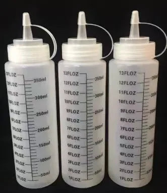 Plastic Condiment Squeeze Bottles Squirt Bottles Containers for Sauces Ketchup BBQ Syrup Oils Salad Sauce Squeeze Bottle