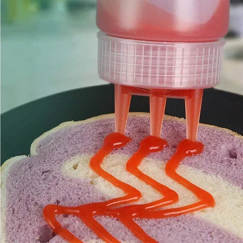 Plastic Condiment Squeeze Bottles Squirt Bottles Containers for Sauces Ketchup BBQ Syrup Oils Salad Sauce Squeeze Bottle