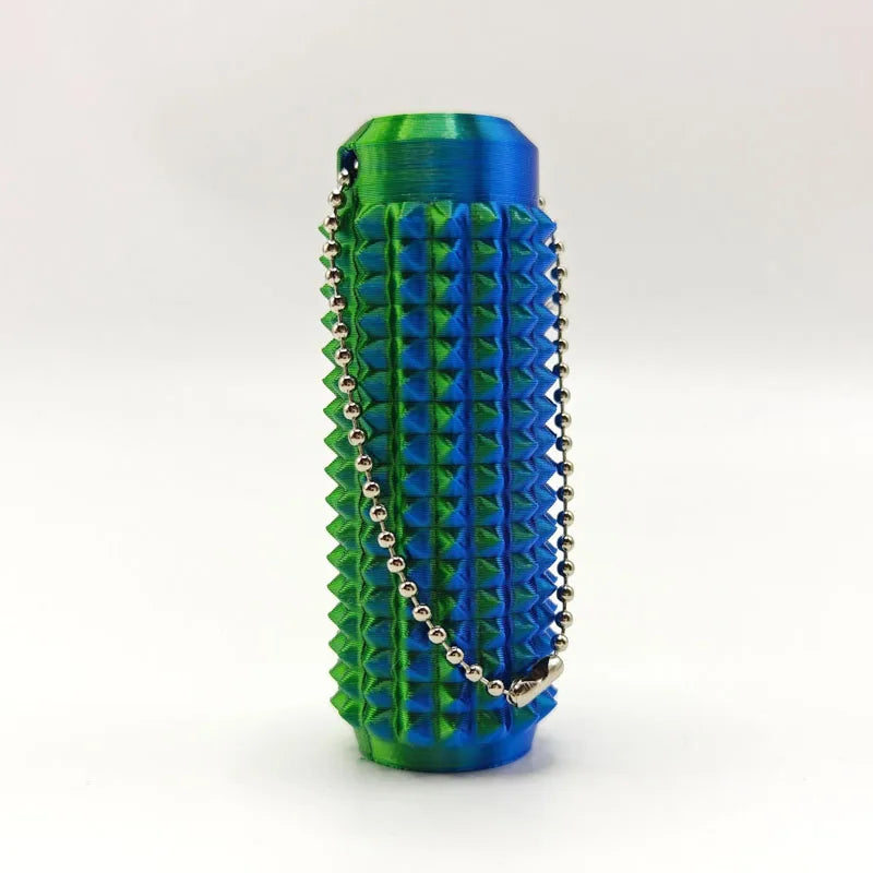 Tactile Sensory Keychain | BPA-Free Fidget Anxiety Relief Toy with Spiky Grip, Portable Office Desk Stress Relief Tool