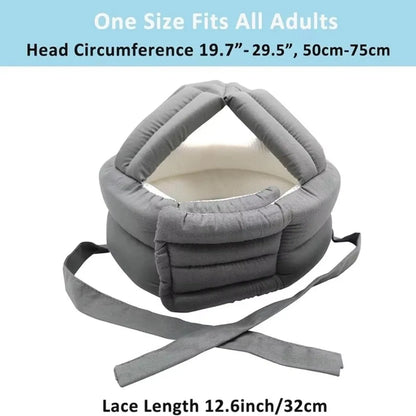 Thickened Elderly Anti-Fall Helmet Breathable Cotton Sponge Padded Anti-Fall Safety Hat Adjustable Anti-Fall