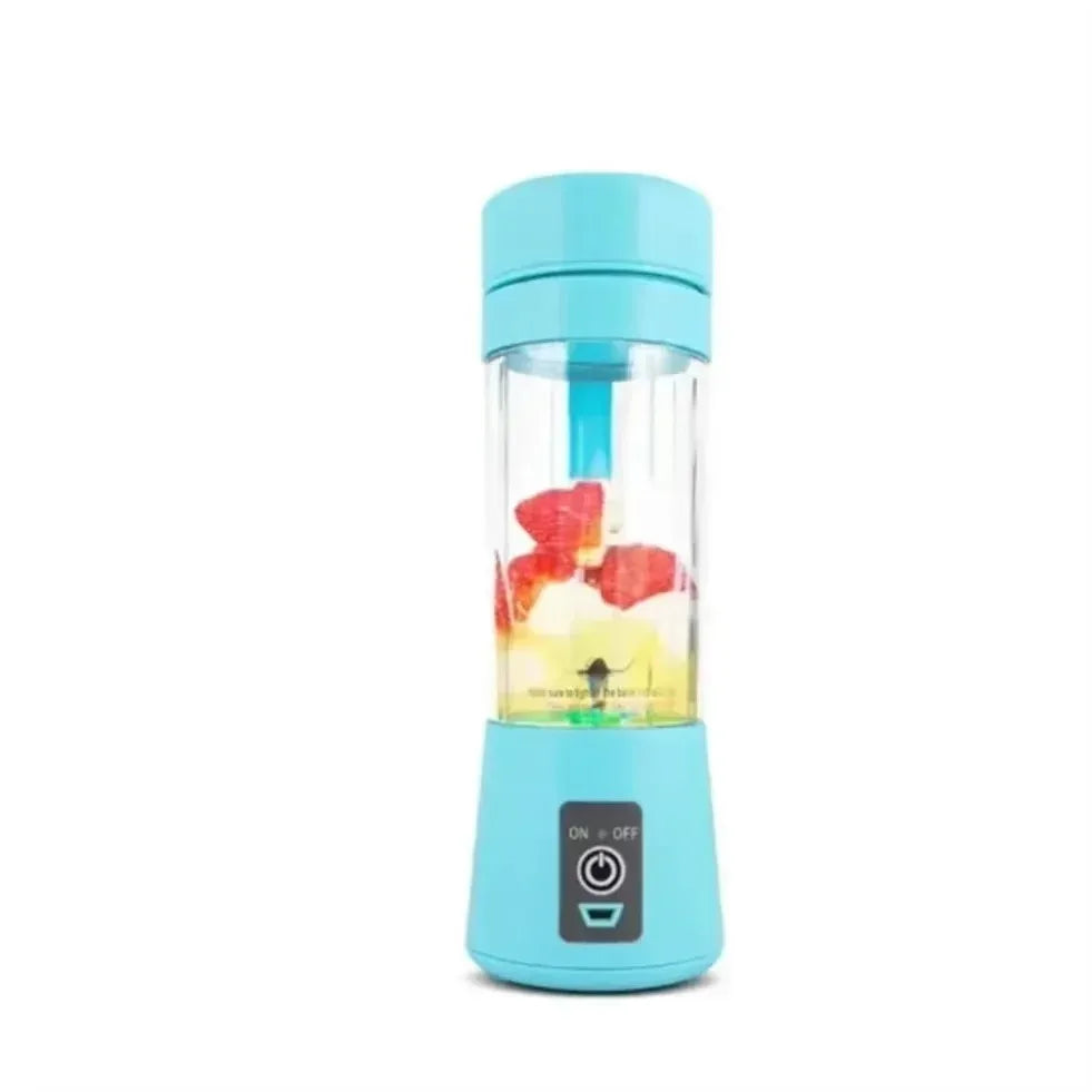 Mini 380ML Portable Blender for Shakes and Smoothies Rechargeable USB Traveling Fruit Juicer Cup Hand Fruit Blender Juicing Cup